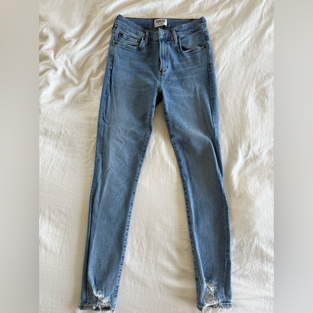 Agolde Sophie High Rise Skinny Jeans